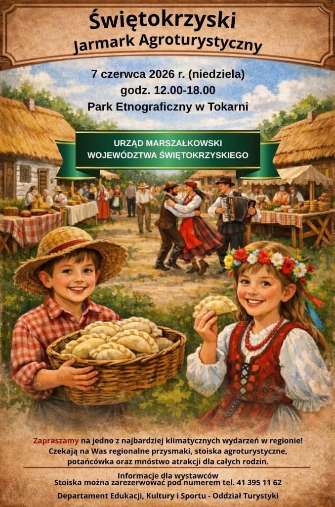 Miniaturka artykułu Zaproszenie na XXI Świętokrzyski Jarmark Agroturystyczny