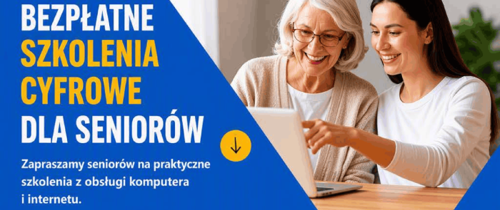 Miniaturka artykułu Bezpłatne szkolenia z kompetencji cyfrowych dla seniorów 60+ w ramach ogólnopolskiego projektu „eFajfy”